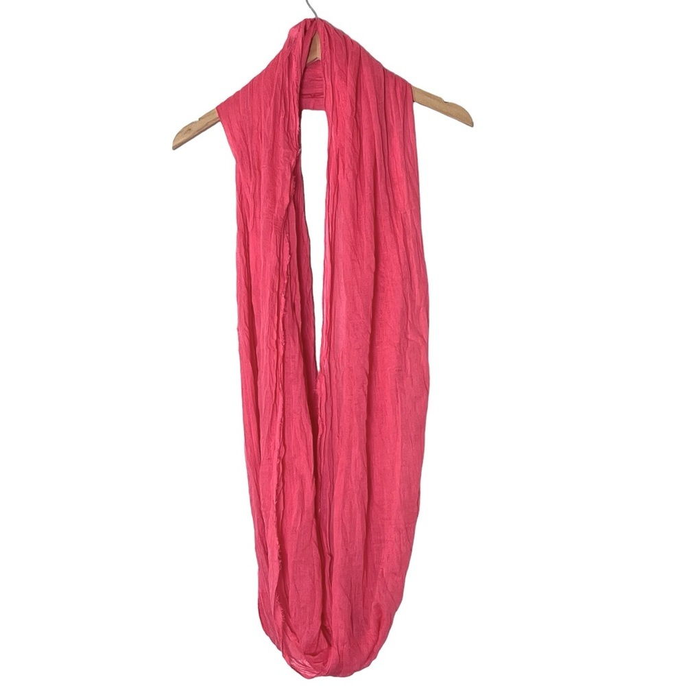 Tasha | NWT Salmon lightweight spring infinity wrap scarf